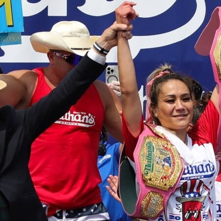 Miki Sudo Stars at Nathan’s Famous Hot Dog Eating Contest