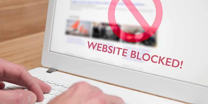 blocked website news