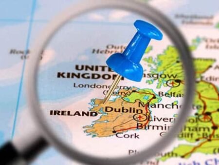 ireland map zoomed news