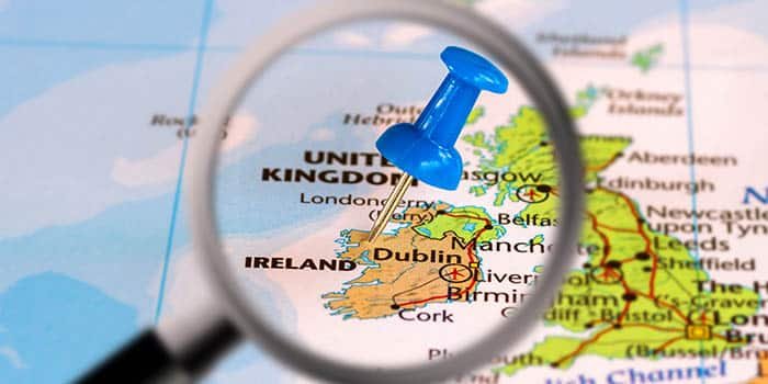 ireland map zoomed news