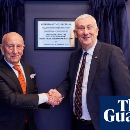 Lindsay Hoyle must apologise for opening Betfred HQ, gambling reform campaigners say | Commons speaker